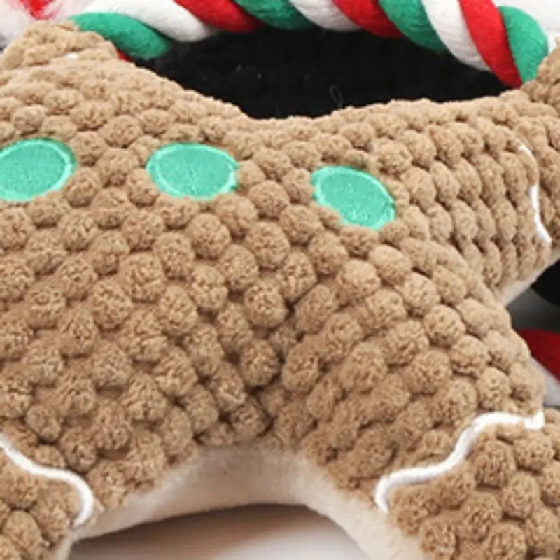 Pet Suns, Rotaļlietas Ziemassvētku Stilā Interaktīvās Košļāt Rotaļlietas Anti-bite Amatniecības Pīkstošs Smieklīgi Suņi Izmantot Rotaļlietas