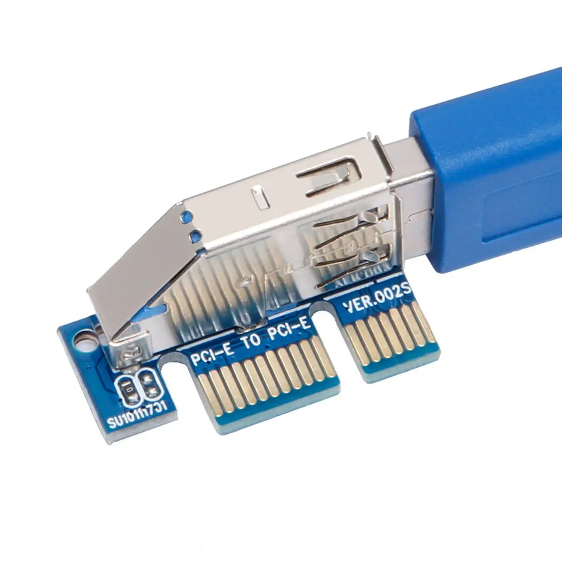 Pievienot Kartes PCI Express USB 3.0 Adapteris Atspere Extender PCIE Stāvvadu Kartes USB3.0 PCI-E SATA Paplašināšanas Karti Atspere X1 lai X4 Slots