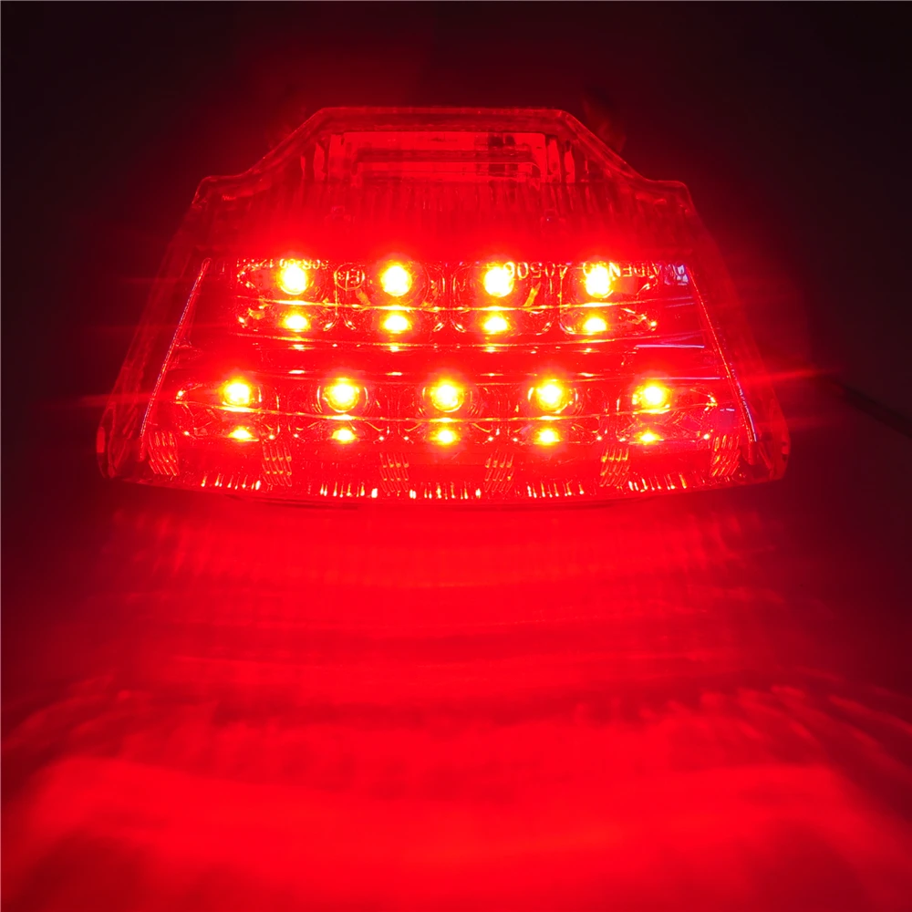 Pēcpārdošanas bezmaksas piegāde Motociklu detaļas LED Aizmugurējie Bremžu Gaisma, Pagrieziena Signāla, Par Kawasaki 2011. -. gada ZX-10R 2012 2013 dūmu skaidrs