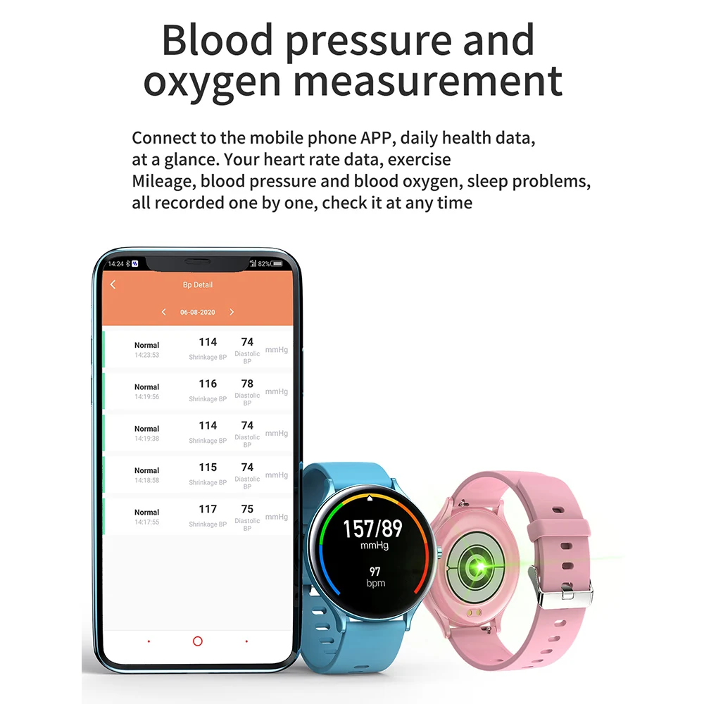 QW13 Smart Watch Sievietēm asinsspiediens, Sirdsdarbības Fitnesa Sporta pulkstenis Ultra Plānas Smartwatch DIY Skatīties Sejas Android, Ios