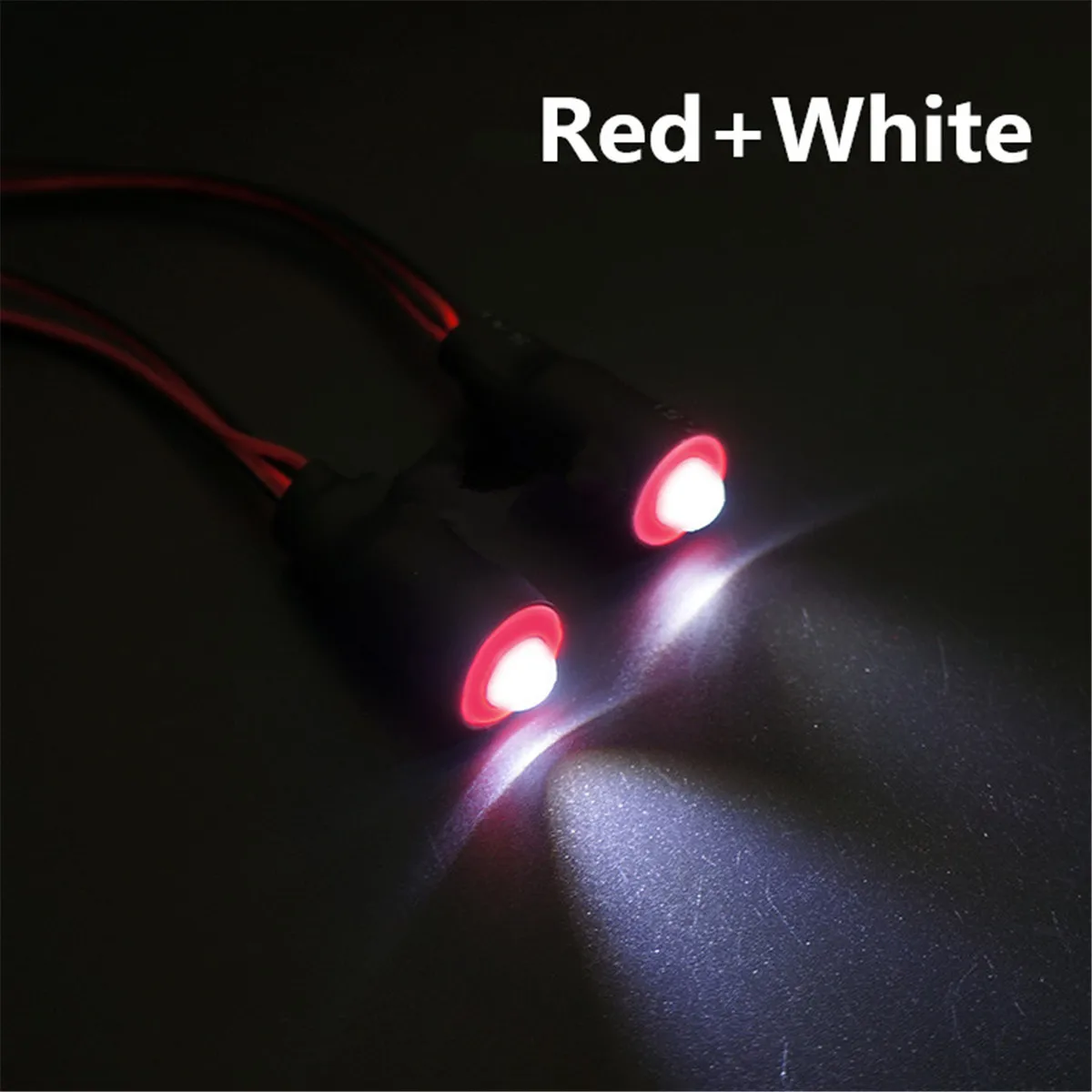 Red Green RC Rock LED Gaismas Ass SCX10 RC Auto virsbūvi, Jaunu LED Lampu Rotaļlietu Daļas Lukturu 1:10 4WD Rock Crawler