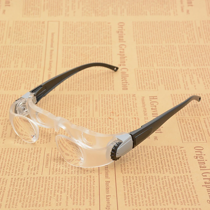 Regulējams hyperopia vecuma tālredzība Brilles 2.1 x Portatīvo 300 Grādiem 3 Dioptrijas Optika Palielināmā Stikla Lupa, Lai Skatītos TV