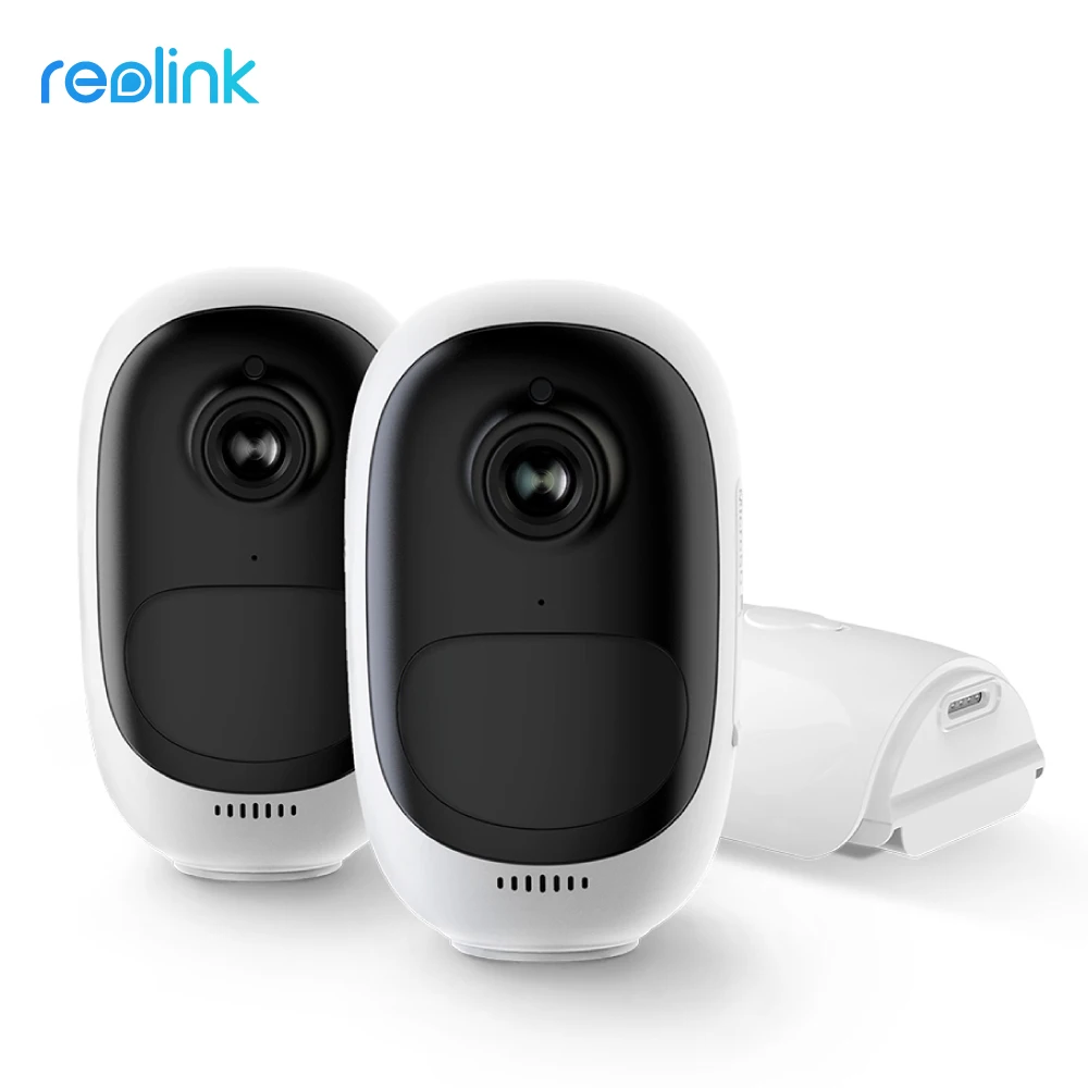 Reolink Argus Pro 2 Iepak Stieples-Bezmaksas Drošības IP Kameras 1080P Āra WiFi Kamera Ūdensizturīgs Iekštelpu Bateriju Kamera