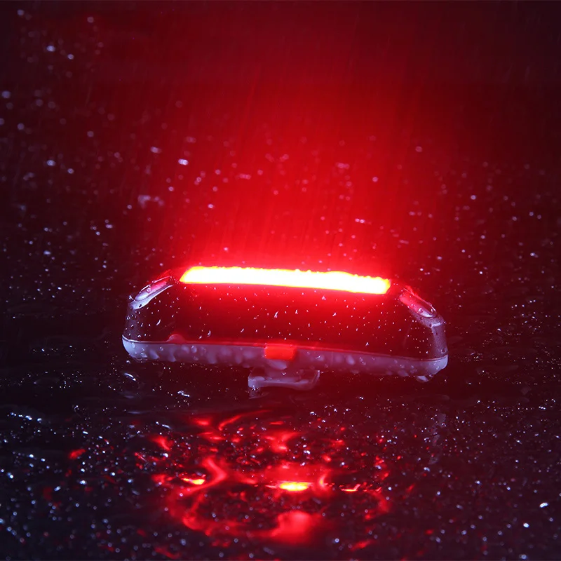 ROCKBROS Velosipēdu Gaismas Ūdensizturīgs Velosipēdu Taillight LED USB Rechargable Drošības Atpakaļ Gaismas Izjādes Brīdinājuma Seglu Velosipēds Aizmugures Gaismas
