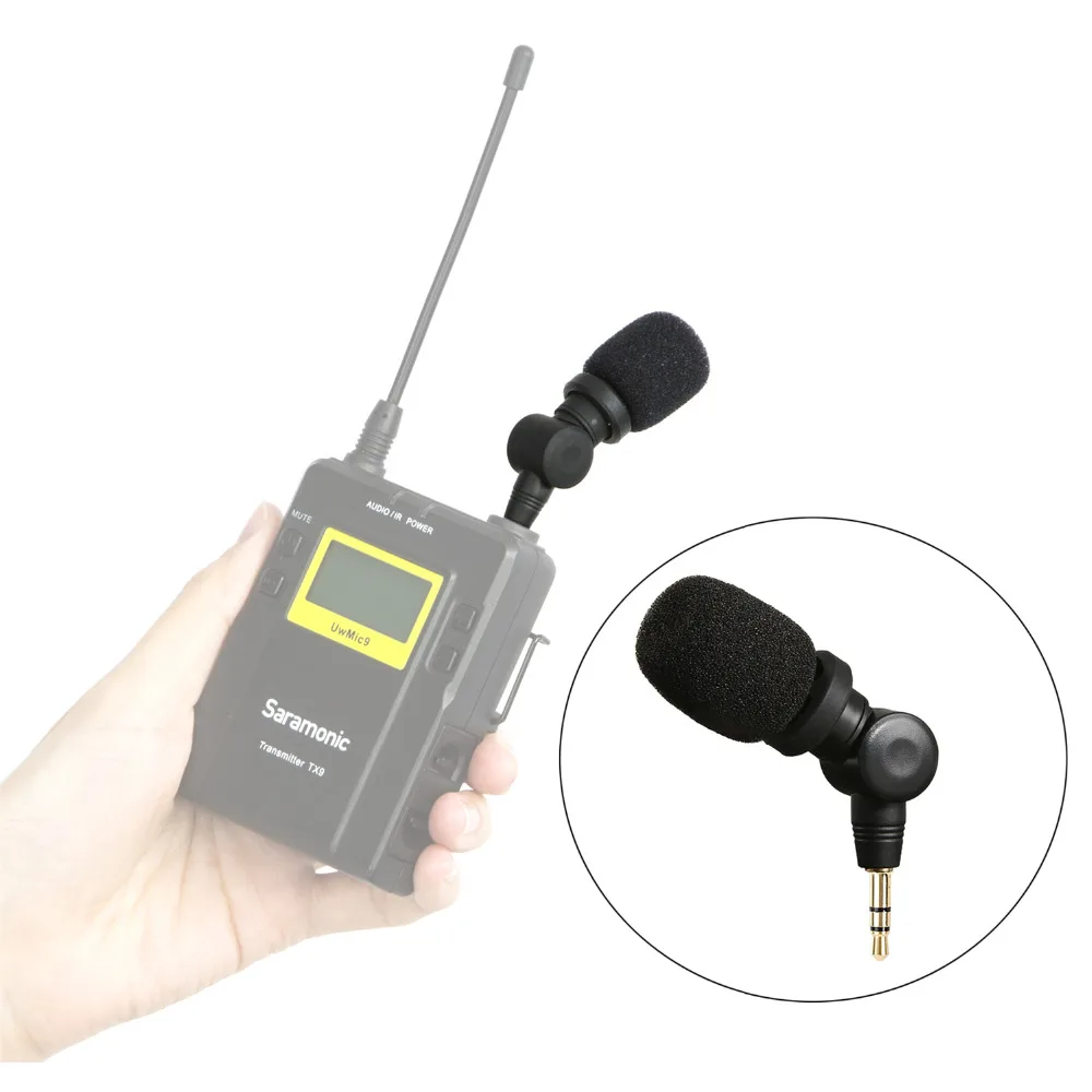Saramonic SR-XM1 Plug & play Mini TRS Kondensatora Mikrofons Kameras, Kameras, Audio Mikseri, Ērts, Diktofons,Osmo Kabatas