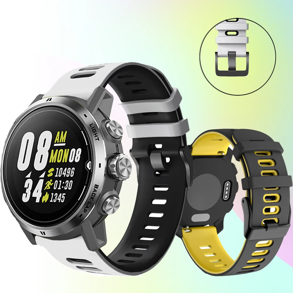 Silikona Watchband Siksnu COROS APEX 46mm 42mm Smart Watch Band Aproce Sporta COROS APEX Nomaiņa Aproce 42mm 46mm