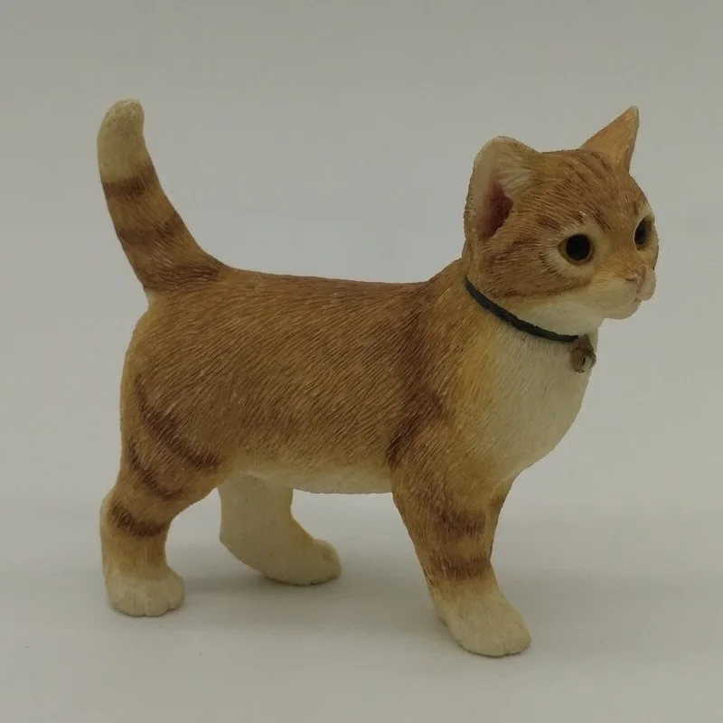 Simulācijas Kaķis mājās rotājumi rotājumi radošo cute dāvanu sveķu dzīvnieku amatniecības mēbeles Bērniem, Dāvanu