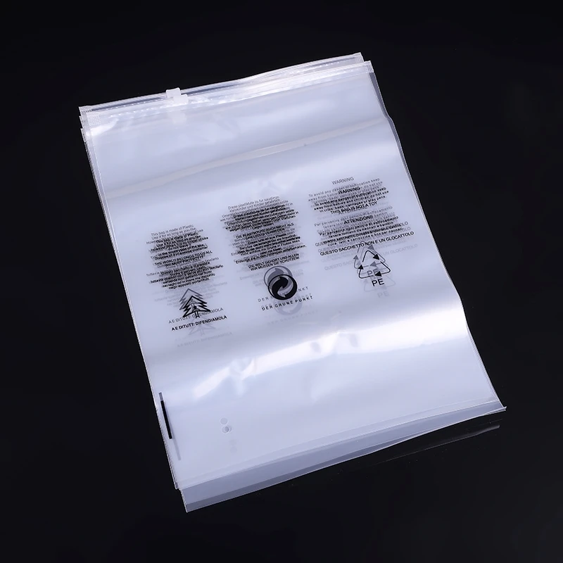 StoBag 50gab caurspīdīgas Plastmasas Rāvējslēdzējs Soma Ar Brīdinājuma Vārdi Skaidri Reclosable Uzglabāšanas Pack Soma Dāvanu Auduma Kurpes, Rotaslietas