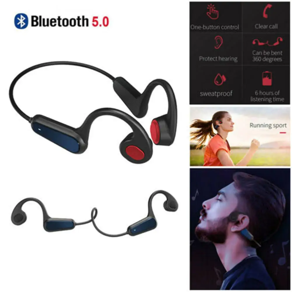 Sweatproof Kaula Vadāmība Austiņas Bluetooth Bezvadu Austiņas Sporta Darbojas Stereo Austiņas ar Mic Brīvroku Zvanīšana