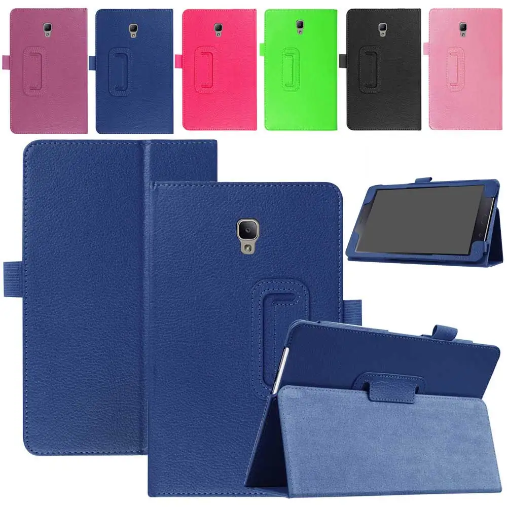 Tablet Case For Samsung Galaxy Tab 8.0 T380 T385 SM-380 2017 PU Leather Flip Stends Gadījumā Smart Cover Samsung Tab 8.0 collas