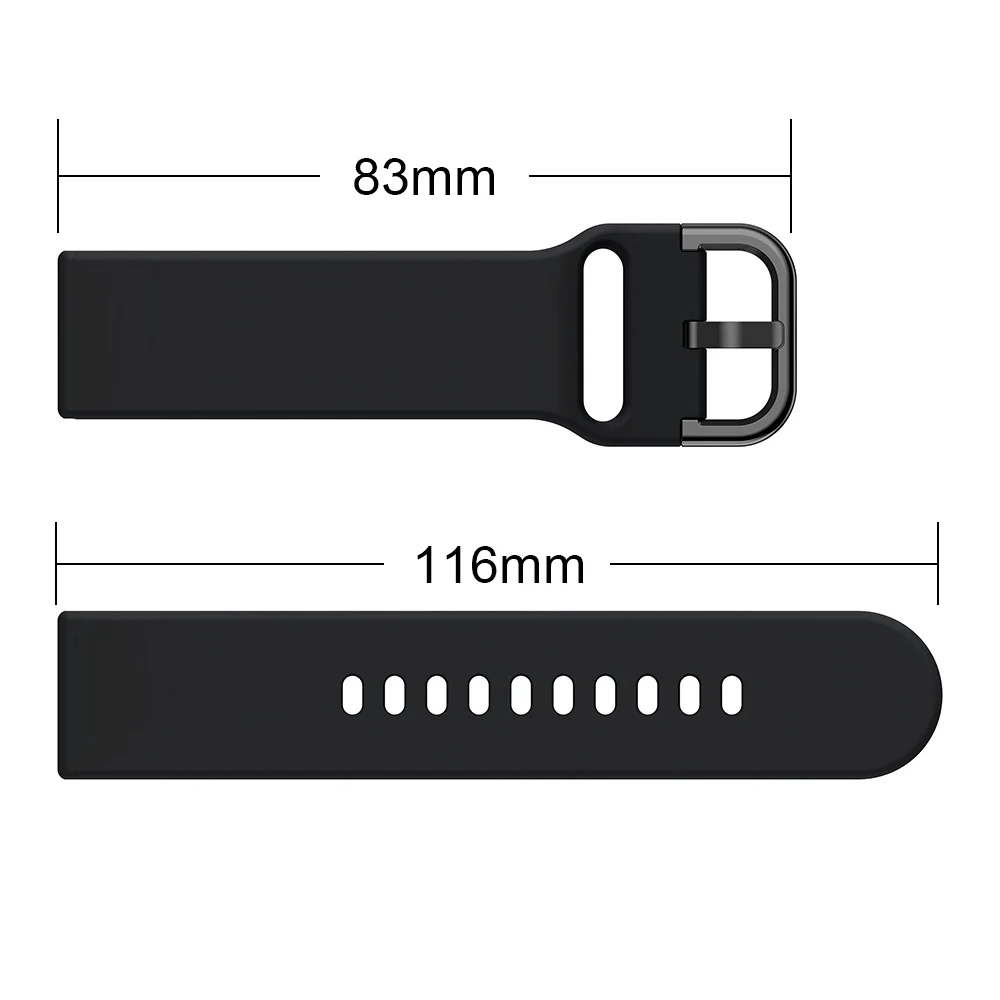 UEBN 20mm 22mm Silikona Sporta Joslas Xiaomi Amazfit Rkp/GTS Nomaiņa Siksnu Xiaomi Huami Amazfit VTN 42mm 47mm watchband