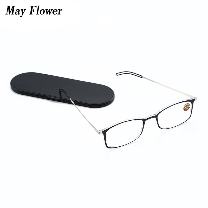 Var Ziedu Plānas Zilā Gaisma Pretbloķēšanas Lasīšanas Brilles Brilles Vīrieši Sievietes Portatīvo Tālredzības Brilles Ar Telefonu Gadījumā +3.5+4