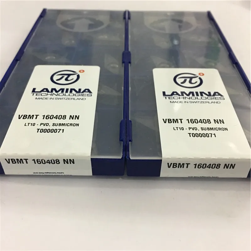 VBMT160408NN LT10 Oriģināls LAMINA karbīda ielikt ar labāko kvalitāti 10pcs/daudz bezmaksas piegāde