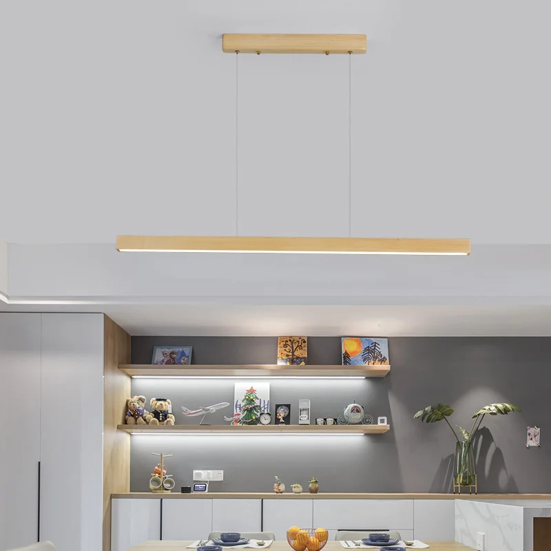Vienkāršs LED Koka Piekariņu Gaismas Apgaismojums, lai Mājās Apdares Biroja Virtuves dekors Gaismas Iekštelpu Dzīvojamā Istaba Gaismas Armatūra