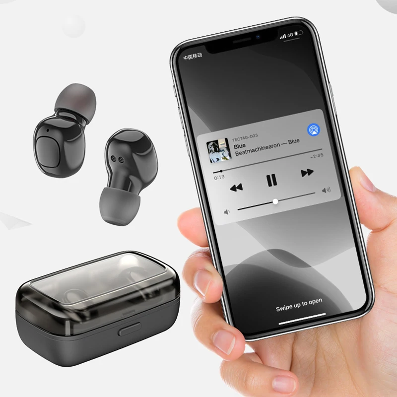XVIDA XG21 Bezvadu Bluetooth TWS Austiņas Mini Earbuds Ar uzlādes KĀRBAS trokšņu slāpēšanas Sporta Austiņas visiem viedtālrunis