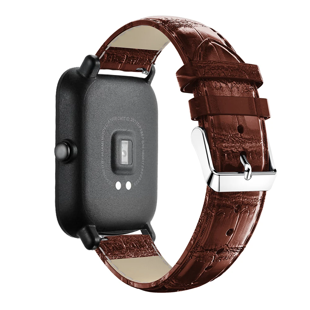 Īstas Ādas Nomaiņa Aproce Xiaomi Huami Amazfit GTS Smart Watch Band 20mm Aproce siksna, Jaunas pulksteņu Piederumi