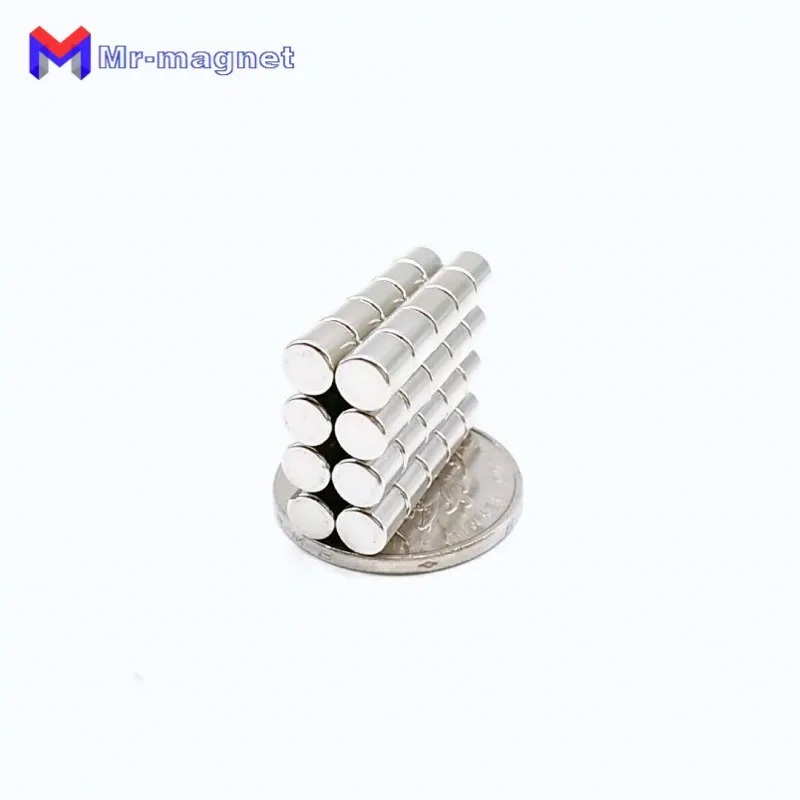 1000pcs 5 x 5 mm magnētu N50 D5*5 magnēts Super Spēcīgu retzemju Mazas, Apaļas Spēcīgs Neodīma Magnēti, Ledusskapis D5x5 mm magnēts