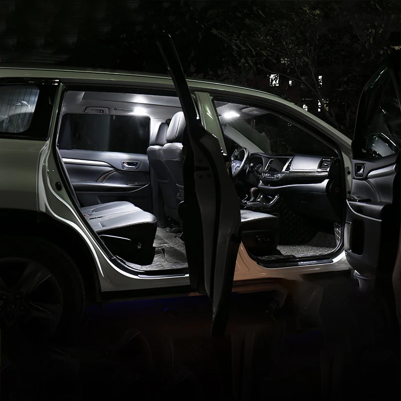10pcs LED Auto Interjera Apgaismojums Priekšā, Aizmugurē, Lasīšanas Gaismas Bagāžnieka Spuldzes Tualetes Spoguli, Lampas Volkswagen VW Bora 1j2 Jetta mk4