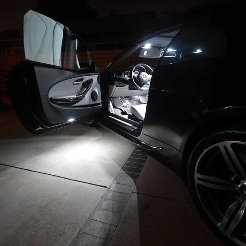 11pcs Canbus Auto LED Interjera Apgaismojums Iepakojuma Komplektu 