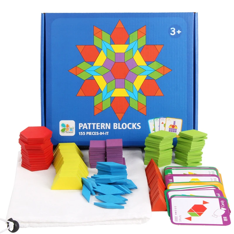 155pcs Koka Jigsaw Puzzle Krāsains Bērnu Montessori Izglītības Rotaļlietas Bērniem Mācību Jaunattīstības Rotaļlietas Zēniem Meitenēm Svētku Dāvanas