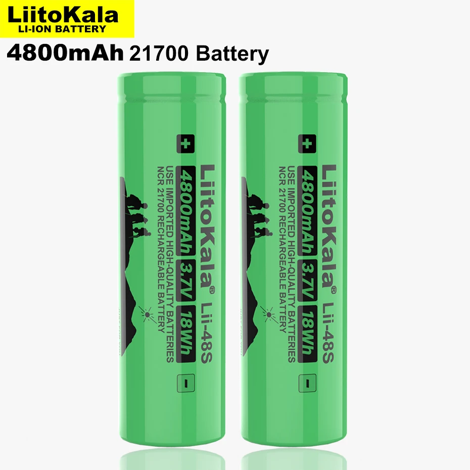 1gb LiitoKala Lii-S8 Akumulatora Lādētāju 3,7 V 18650 Li-ion 1.2 V AA aaa NiMH + 4gab Lii-48S 21700 4800mAh Uzlādējamās baterijas