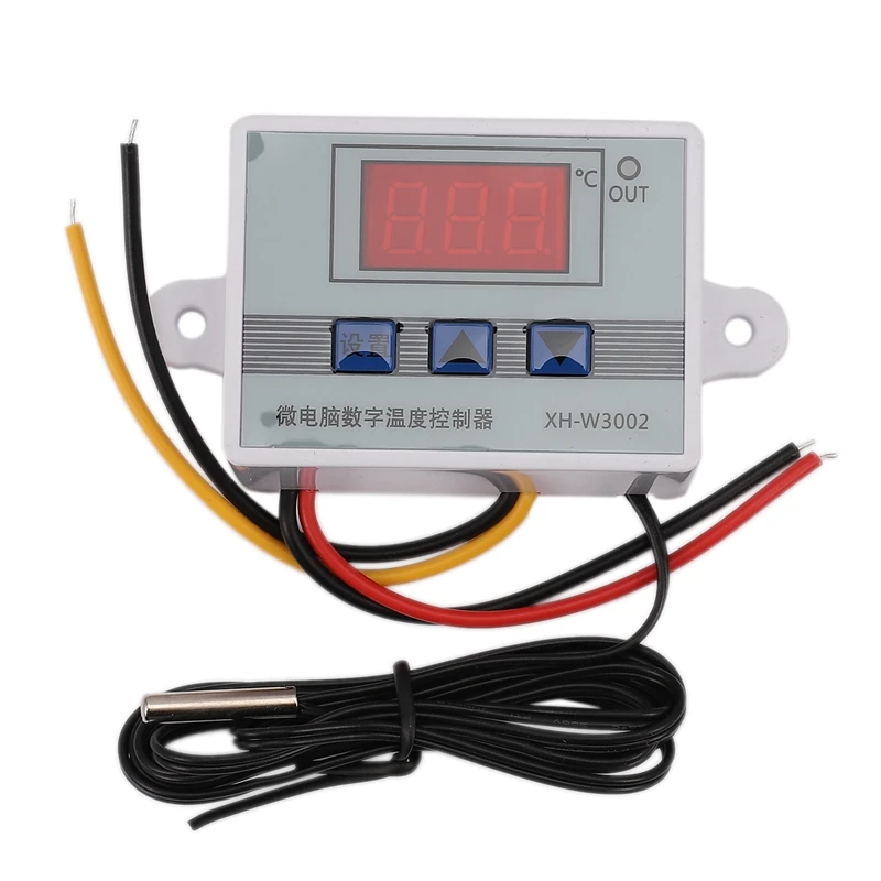220V Profesionālās W3002 Ciparu LED Temperatūras regulators 10.A Termostata Regulators XH-W3002