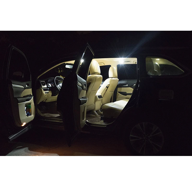 22pcs Licences numura zīmes apgaismojuma lukturi + interjera spuldzes LED dome karti gaismas pilns komplekts 2006-2012 Land Rover par Range Rover 3