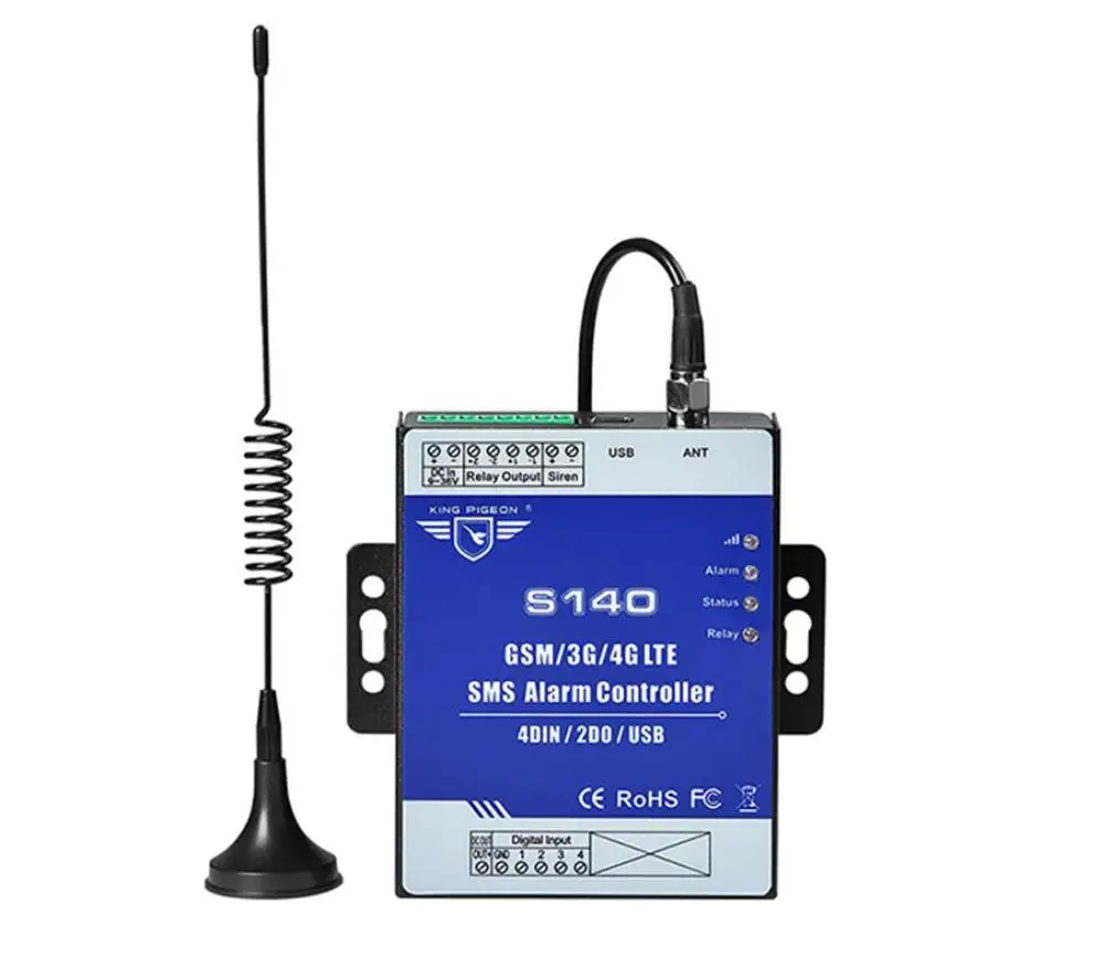 2G 3G 4G Bezvadu GSM SMS Kontrolieris, USB Ports Ūdens Līmeni Tvertnē Sūknis Lauksaimniecības Apūdeņošanas Automātiskās vadības S140