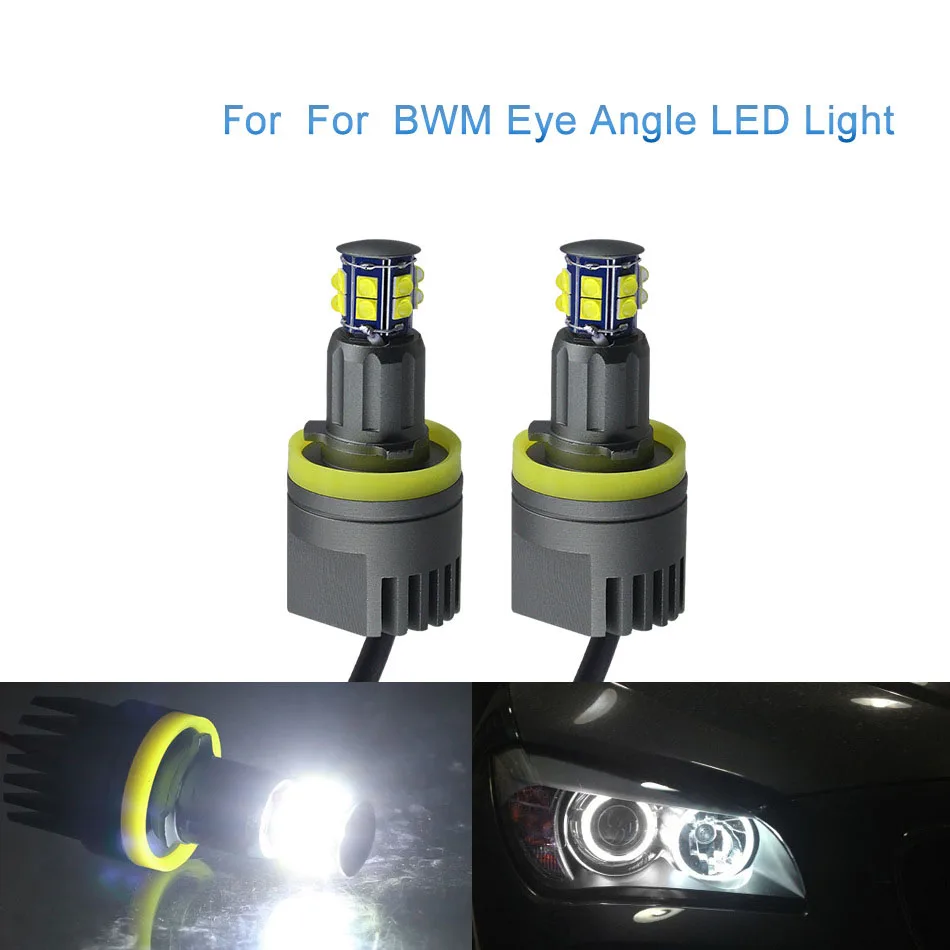 2x 120W H8 Angel Eyes LED Miglas lukturi Halo Gredzenu, Lukturu Canbus BMW E60 E61, E63 X5 E70 X6 E71 E90 E91 E92 E93 M3 E89 E82 E87