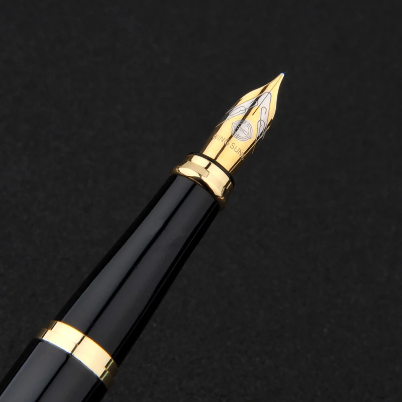3 in 1 tintes pildspalva ar kasti Dzimšanas dienā pildspalvu Labas kvalitātes luksusa iraurita pildspalvas, Dažādi rakstīšanas zīmuļi biezums bezmaksas piegāde