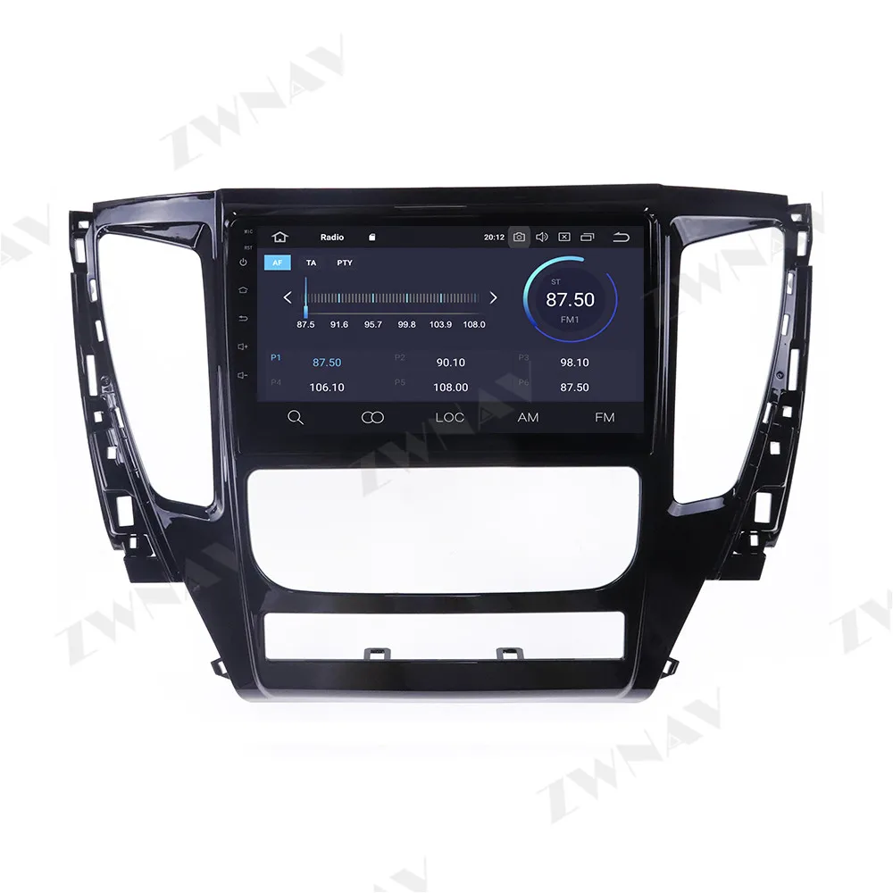 360 Kameras Ekrāna Automašīnu Mitsubishi Pajero 2016 2017 2018 Android 10.0 Multivides Audio Radio Diktofons GPS Navigācijas Vadītājs