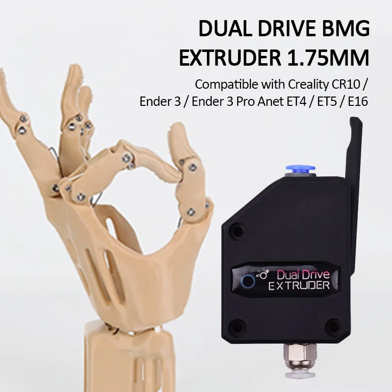 3D Printera Daļas Modernizētas Dual Drive BMG Presēt Augstas Veiktspējas Saderīgs ar Creality CR10/Ender 3 Pro Anet ET4/ET5/E16