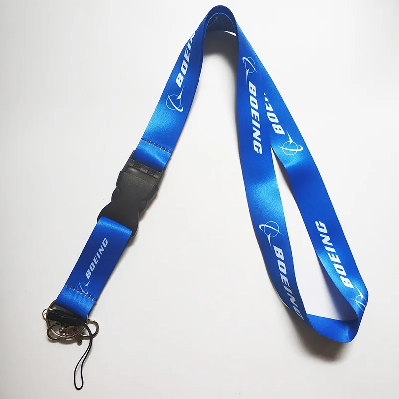 5 GAB. Modes Rotaslieta Boeing Lanyards Kakla Siksna Tālrunis Chaveiro Atslēgu piekariņi Zilā llavero Siksniņa Keychain par ID Kartes Apkalpes Dāvanu