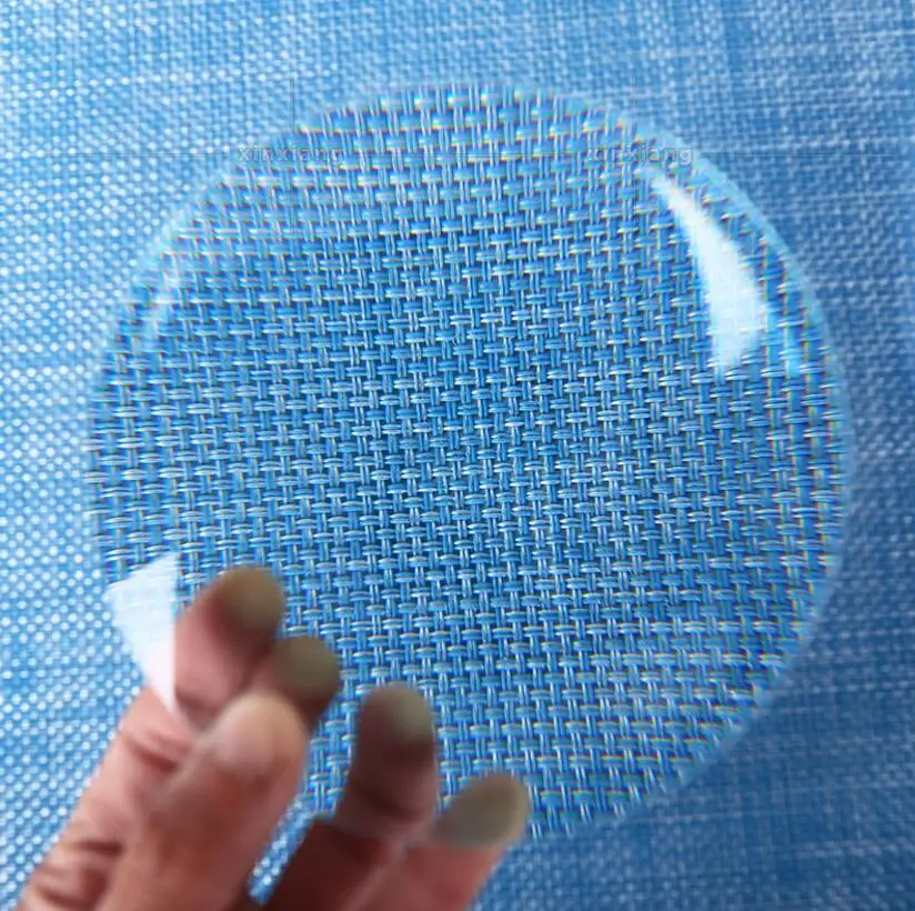 5X 127mm Optiskā Stikla lēcas palielināmā stikla lēcas Lupa Dubultā izliektas lēcas Kosmētikas instrumentu lēcas fokusa garums 160mm