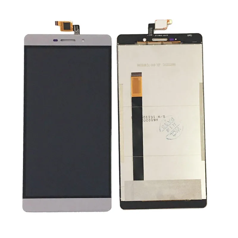 6 Collas Innjoo Max 3 LCD Displejs Ar Touch Sensora Montāža Stikla Zelta Pelēkā Krāsā ar lenti un līdzekļu par brīvu