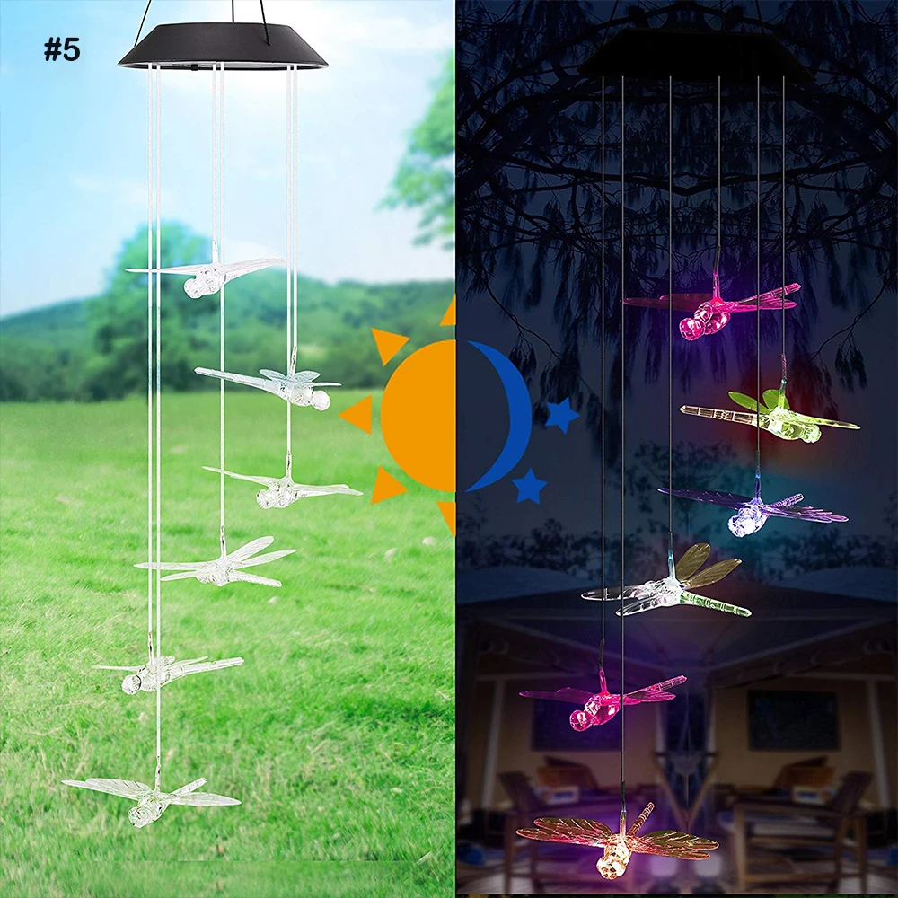9 veida Saules Gaismu, Āra Powered LED Vēja Piebalsot Krāsu Izmaiņas Spirālveida Vēja Piebalsot Āra Gaismas Dekoratīvās Dārza Gaiši Ziemassvētki