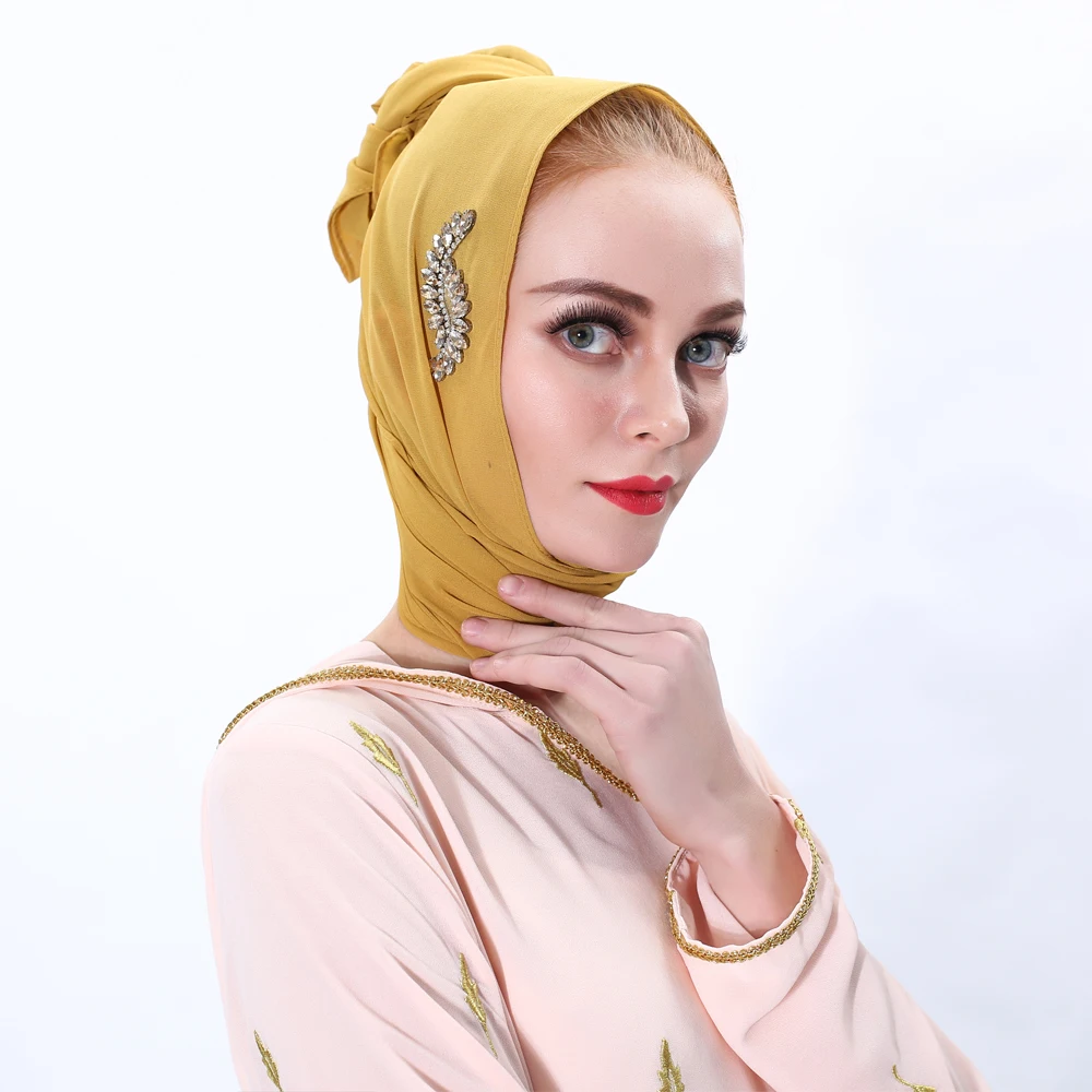 Abaya Šifona Hijab Šalle Musulmaņu Islama Hijabs Jilbab Vadītājs Wrap Turbānus Sieviešu Lakatu Foulard Voile Turbante Femme Musulman