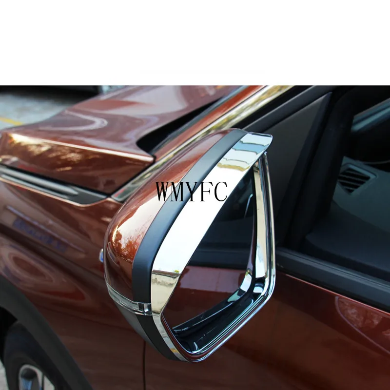 ABS Oglekļa šķiedras Auto atpakaļskata spogulī, bloķēt lietus uzacu Vāka Apdare Car Styling Par Peugeot 3008 GT 5008 2 2016-2020