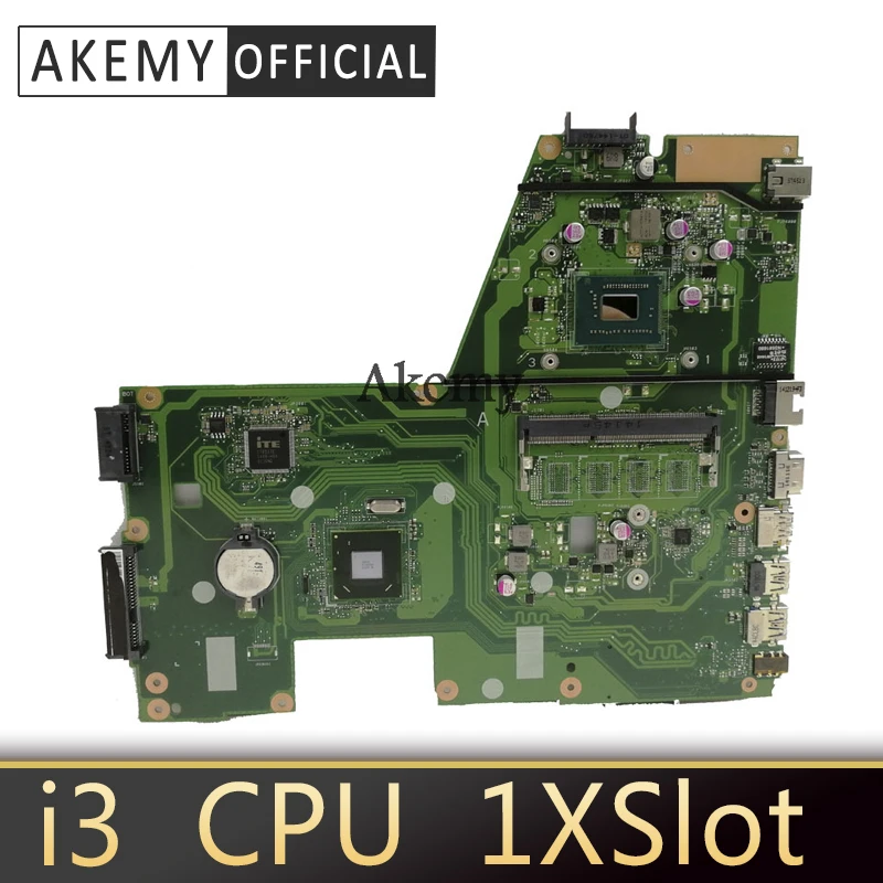 Akemy X551CA Portatīvo datoru mātesplati par ASUS X551CA X551CAP X551C X551 F551C F551CA Testa sākotnējā mainboard I3 CPU 1xSlot