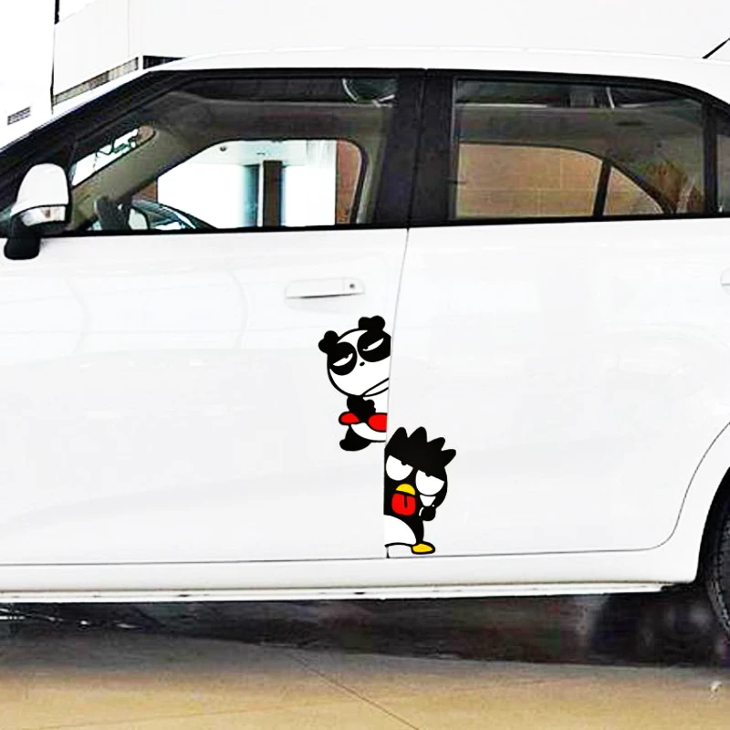 Aliauto 2 X Auto Piederumi Karikatūra Smieklīgi Pingvīns, Automašīnas Durvju Decal Uzlīmes par Chevrolet Captiva Niva Aveolacetti Spark, Sonic Cruz