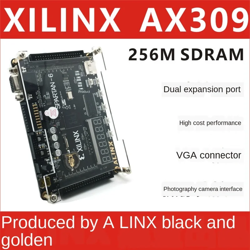 Alinx XILINX FPGA Melnā Zelta Attīstība Valdes Mācību Kuģa SPARTAN6 XC6SLX9 AX309