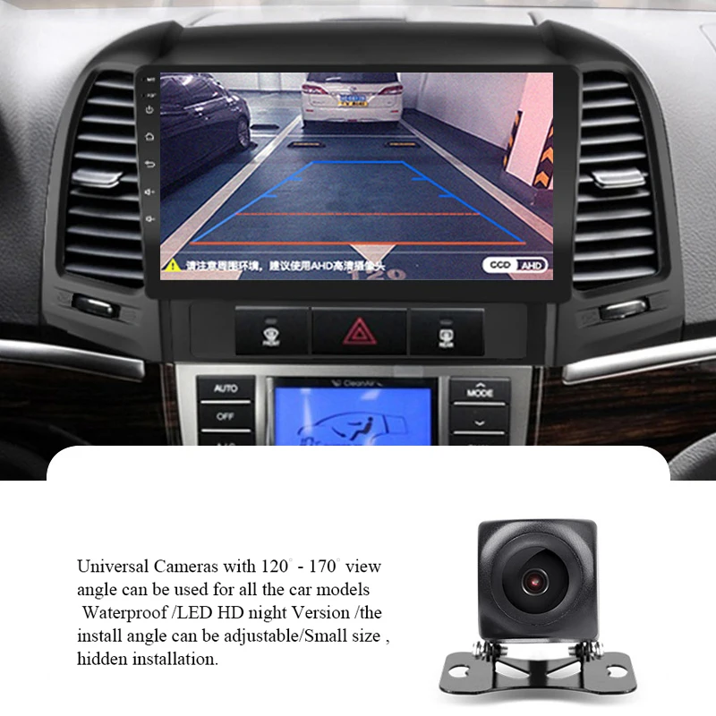 Android Auto DVD Par Jaunu Hyundai Santafe ( 2006-2012) Auto Radio Multimediju Video Atskaņotājs Navigācija GPS Android 10.0 Double Din