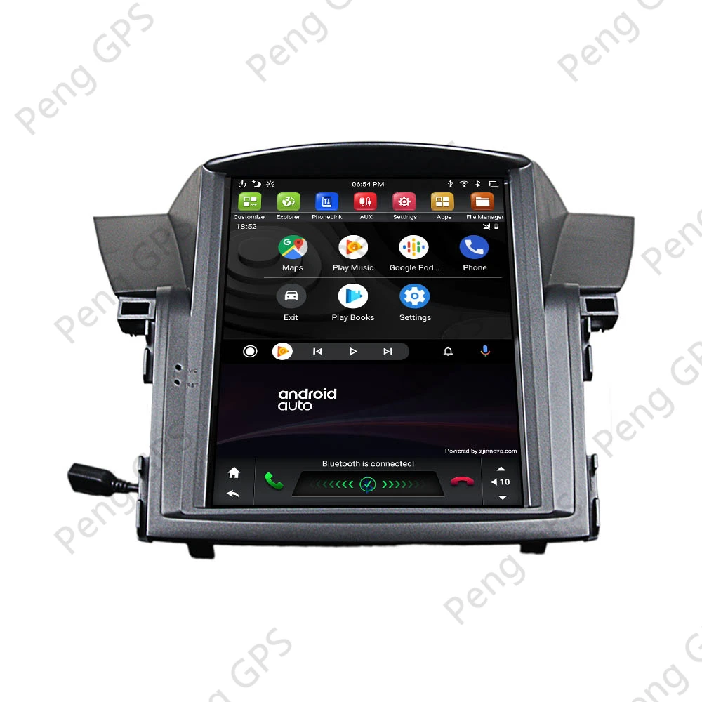 Android Radio Honda CRV 2007. - 2012. GADAM DVD Atskaņotājs Auto Setreo GPS Navigācijas Multimediju IPS skārienjutīgais Ekrāns Headunit Tesla Carplay PX6