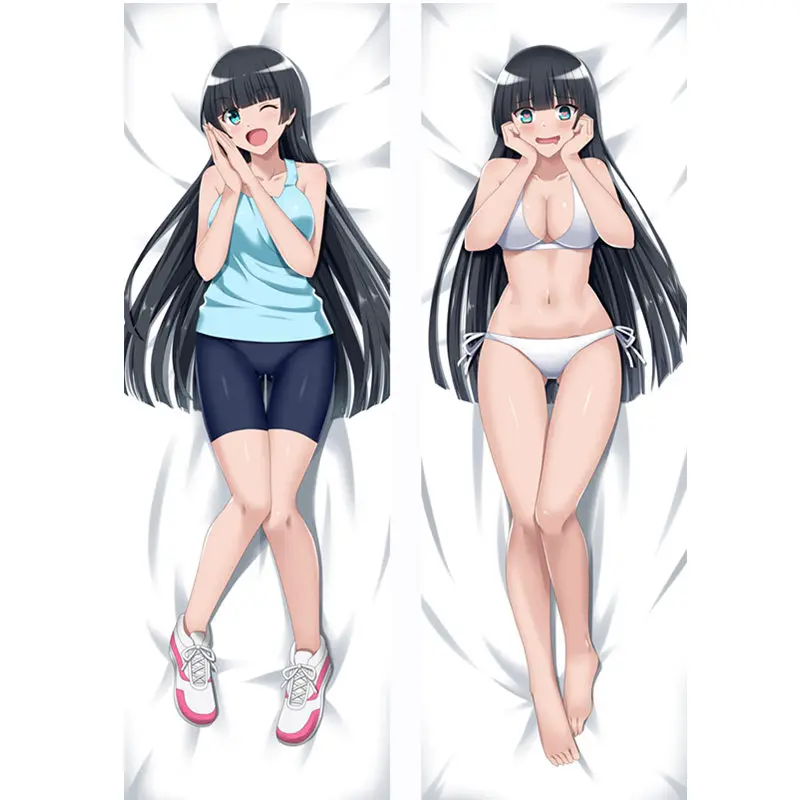 Anime Hantele Nan Kilogramu Moter spilvena Segums Dakimakura gadījumā Seksīga meitene 3D abpusējs Gultas piederumi Ķermeņa Hugging Pielāgot otaku Dāvanas