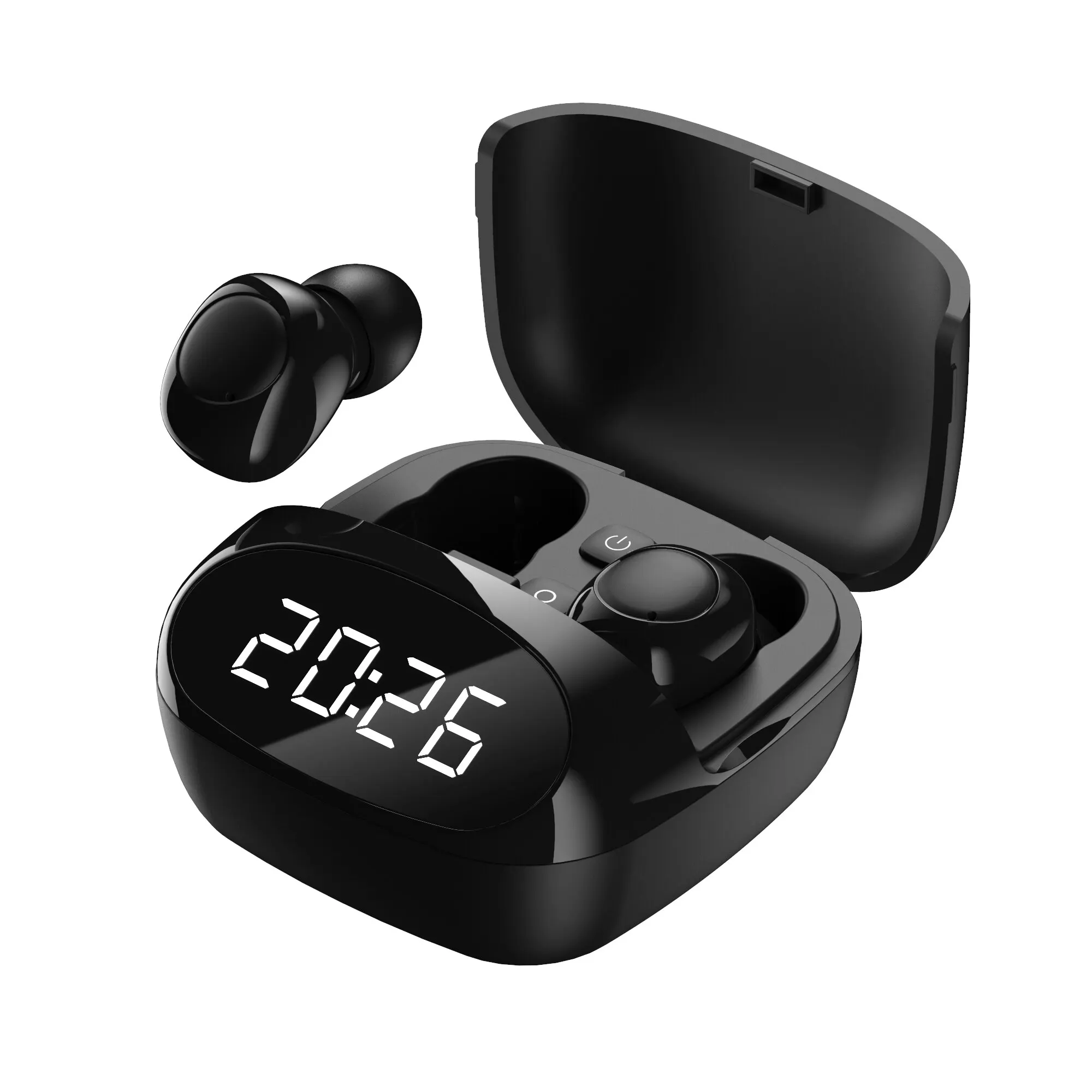Aoogoor XG29 TWS Bezvadu Bluetooth 5.0 Austiņas LED Pulksteņa Displejs Stereo Ūdensizturīgs Sporta Austiņas Denoise HD Zvanu Earbuds