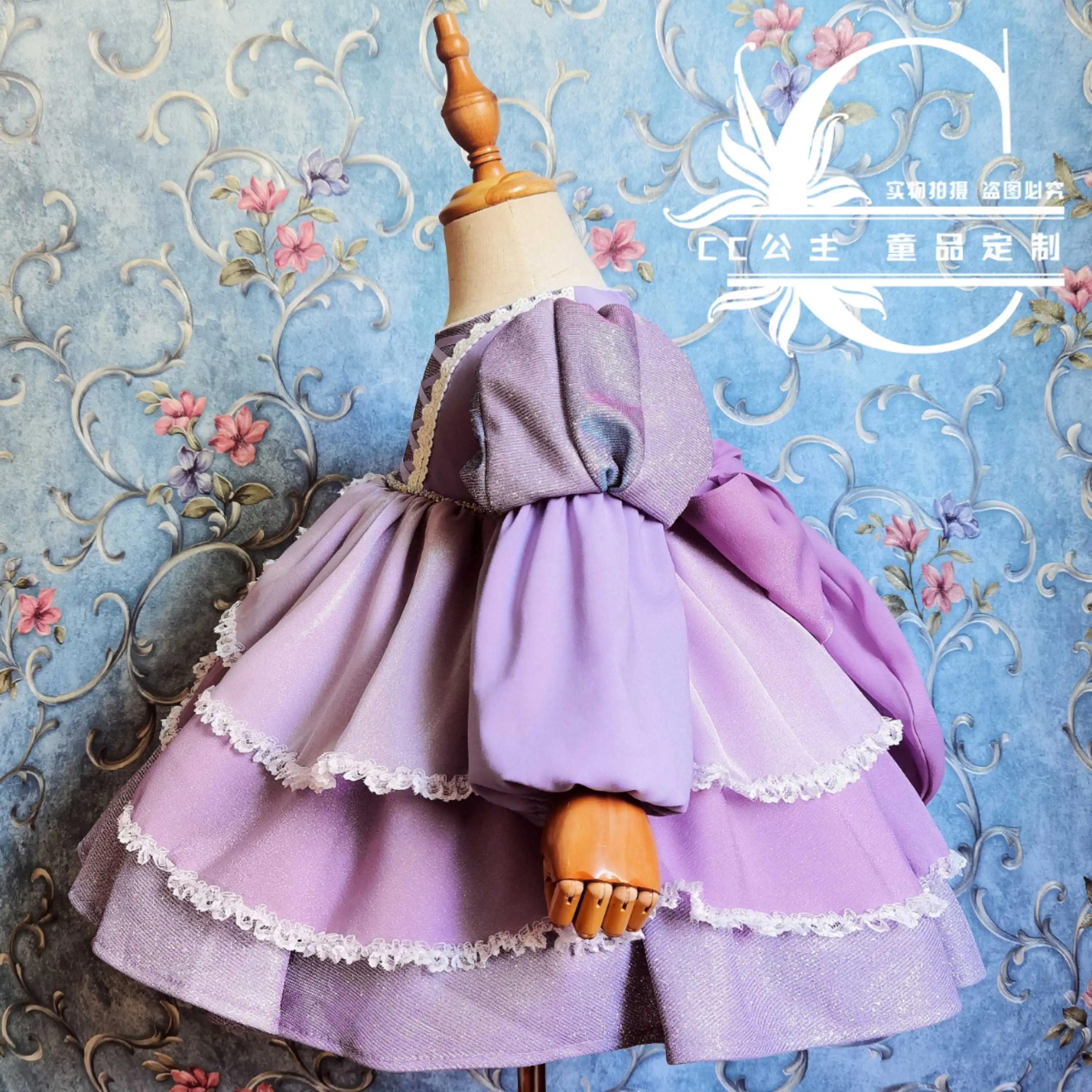 Baby girl vintage spāņu lolita kleita rudens ziemas princess bērniem dzimšanas dienas ballīti Charistmas bumbu kleita kleita