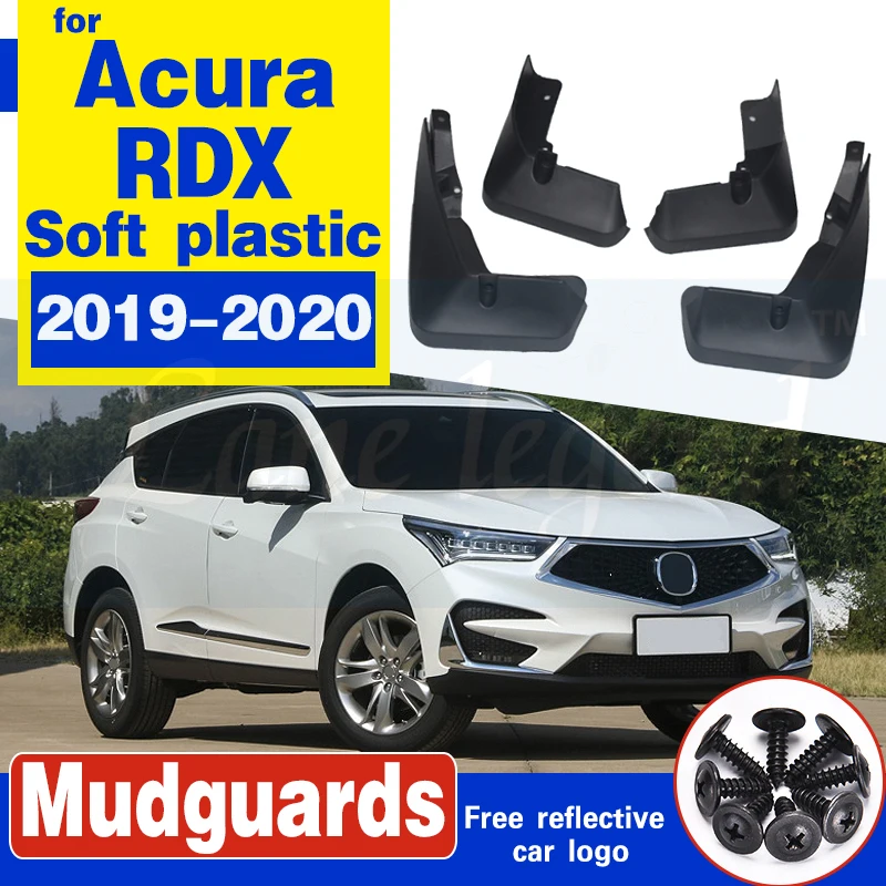 Backar Auto Priekšā, Aizmugurējie Dubļusargi Par Acura RDX 2019 2020 Dubļu Sargi Piederumi Splash Guard Fenderi Mudflaps Mīkstas plastmasas 4gab
