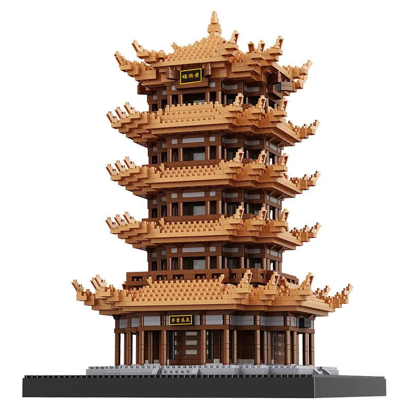 BALODY 16068 Ķīnas Slaveno Arhitektūras Modelis Mini Celtniecības Bloki Pasaulē Kolekcijas Izveidotājs Izglītības Rotaļlietas, Bērnu Dāvanas 4100pcs