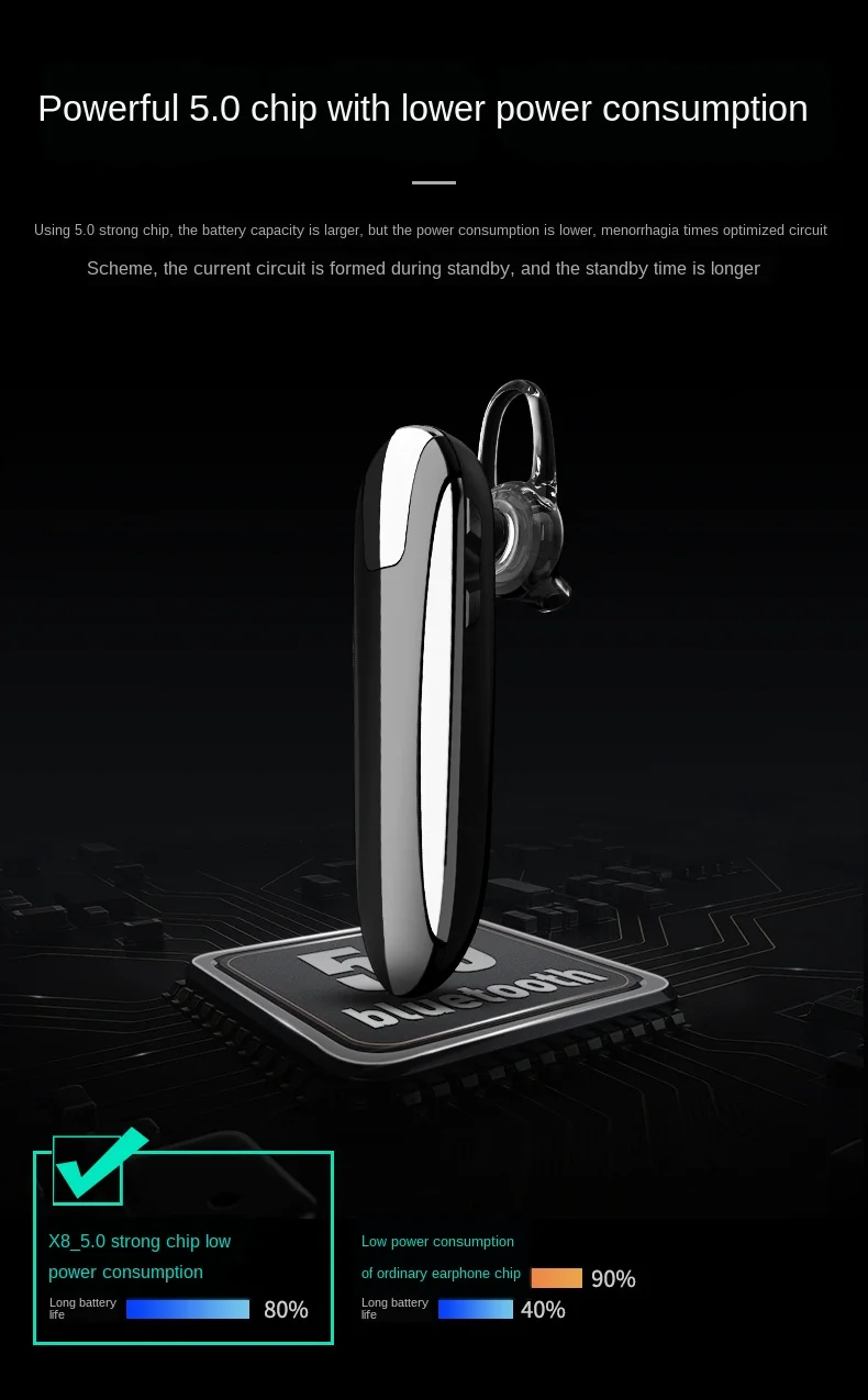 Bluetooth Austiņas Bluetooth 5.0 Skaļruņa Brīvroku Austiņas Mini Bezvadu Austiņas Earbud austiņas iPhone xiaomi