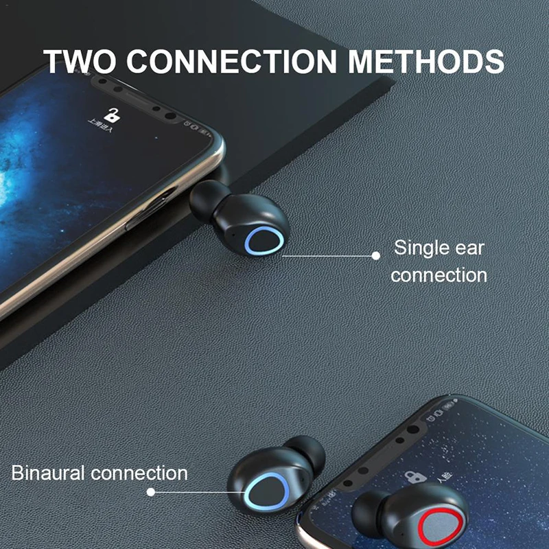 Bluetooth austiņas, V10 TWS bezvadu austiņas audifonos para celular cascos inalambrico bluetooth auss pumpuri LED Displejs